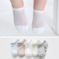 Meias de malha fina de algodão personalizadas verão bebê recém-nascido infantil até os tornozelos para bebês